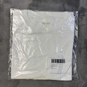 Bonobos Shirt Mens XS White Standard Fit Crew Neck Casual Basic Tee T-Shirt